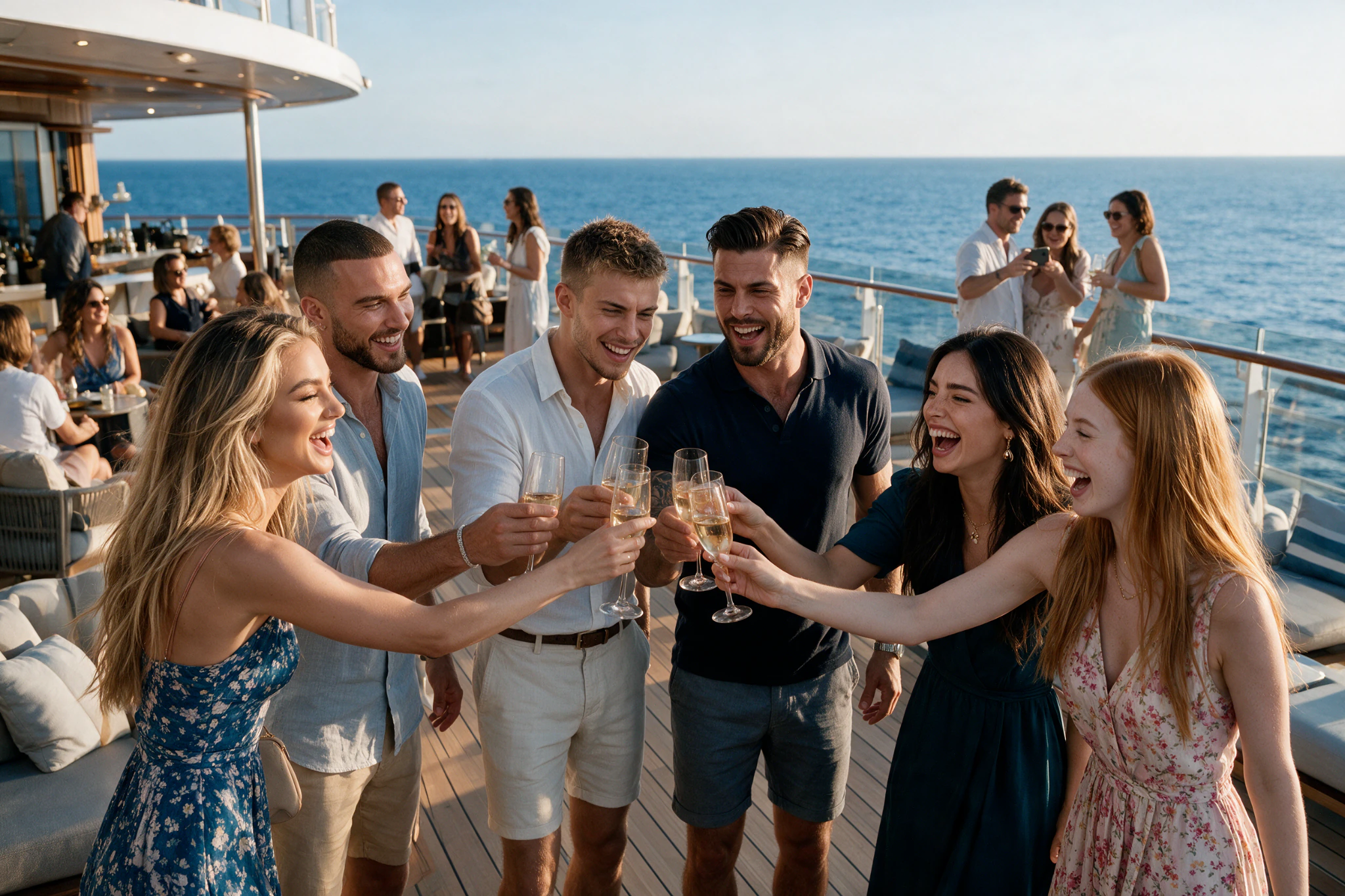 Members enjoying a cruise